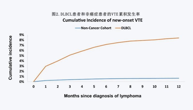 【CANCER】高齡DLBCL患者靜脈血栓栓塞風(fēng)險(xiǎn)增加7.6倍，高?；颊咝桀A(yù)防